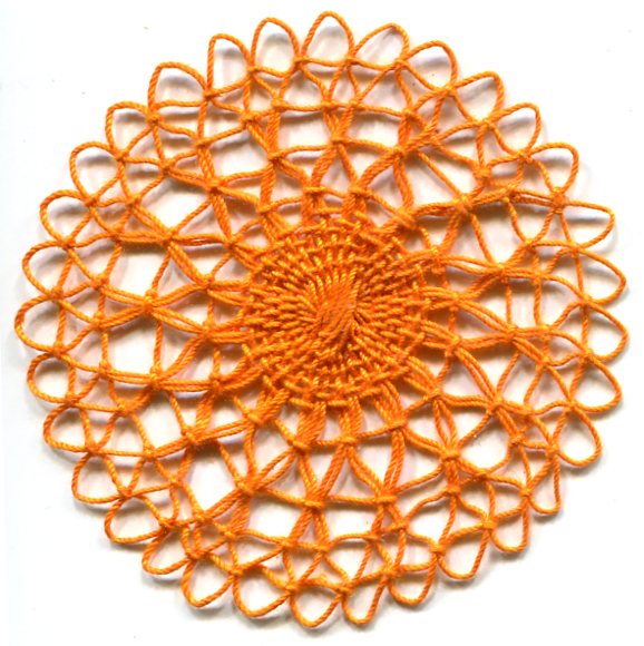 First Teneriffe Lace Medallion